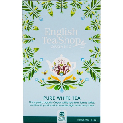 ENGLISH TEA SHOP čaj Bílý 20 vreciek