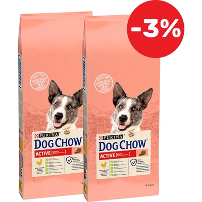 Purina Dog Chow Active 2 x 14 kg