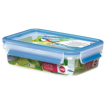 emsa 508539 кутия за хранителни продукти Правоъгълен 0, 8 Д Прозрачен 8 броя (508539) (508539)