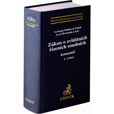Zákon o zvláštních řízeních soudních. Komentář, 2. vydání