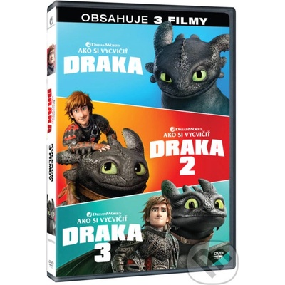 Ako si vycvičiť draka kolekcia 1.-3. 3DVD