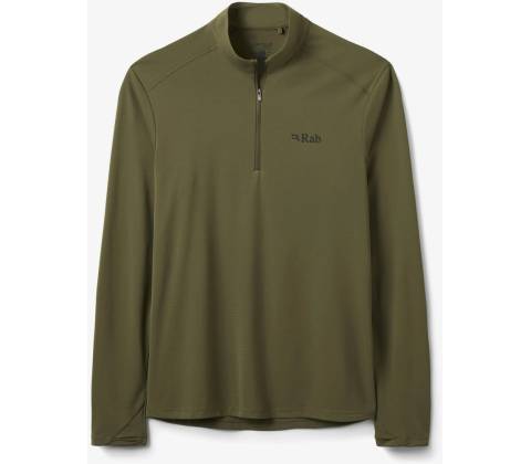 Mikina na zips Rab Force LS Zip olive