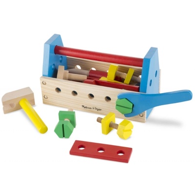 Melissa & Doug Дървена играчка Melissa & Doug - Кутия с инструменти (10494)