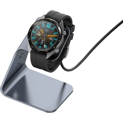GKK Безжично Зарядно с Поставка за Huawei Watch GT2, Wireless Stand Charger, Черен (5906809002516)