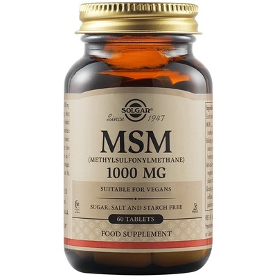 Solgar MSM, 1000 mg, 60 таблетки, Solgar