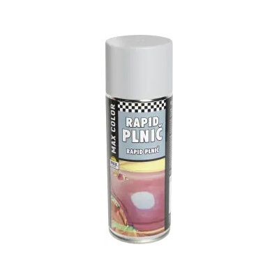 Max Color Rapid plnič ve spreji, základový a plnící nástřik, šedý, 400 ml
