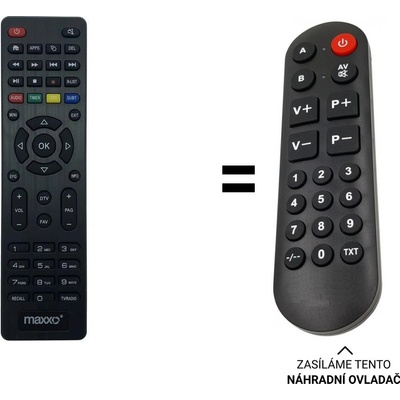 Diaľkový ovládač Senior Maxxo DVB -T2 ANDROID BOX