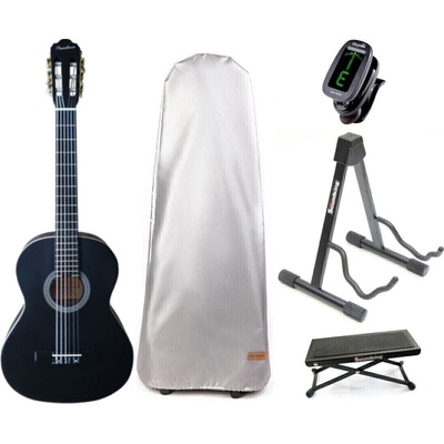 Pasadena SC041 1/2 BK SET Black Класическа китара с размер 1/2