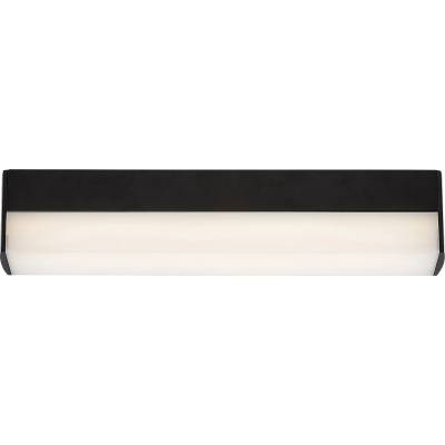 Band2, indoor cabinet light, black aluminium lamp with white plastic shade, 7W, with shade: 470lm, without shade: 570lm, (78045)