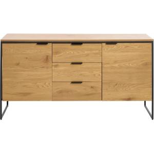 Unique Furniture Скрин от декор от дъб в естествен цвят 155x81x45 cm Cesura - Unique Furniture (56290000)