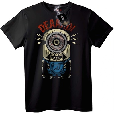 NOONEBRAND Тениска Мъртъв Миньон - 6XL, Black