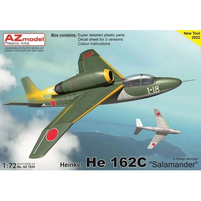 AZmodel Heinkel He 162 C Salamander in Foreign Services 1:72