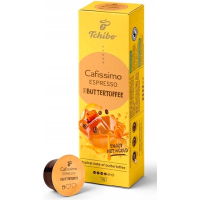 Tchibo Cafissimo ароматизирано еспресо Buttertoffee 10 капсули