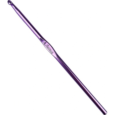 Pro Háčkování Háček kovový 4,5 mm světle fialový – Zboží Dáma