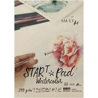 SM-LT art Skicák Watercolor pad Start 240g/m2 20 listů A4 – Zboží Dáma