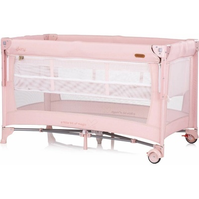 Chipolino Postýlka cestovní Glory Pink Marshmallow
