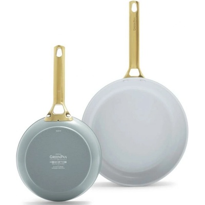 GreenPan PADOVA sada 2 nepřilnavých keramických pánví 20 + 26 cm, šedá + šedomodrá CC008478-001