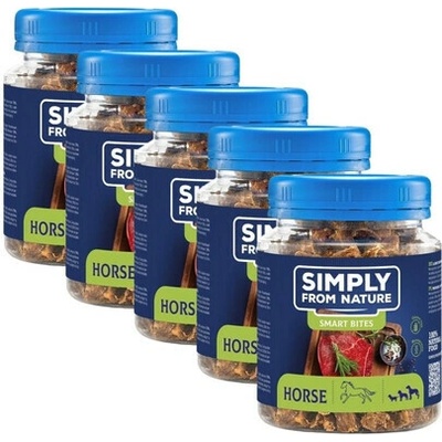 SIMPLY FROM NATURE Smart Bites Tréningové maškrty z konského mäsa 5x 130 g
