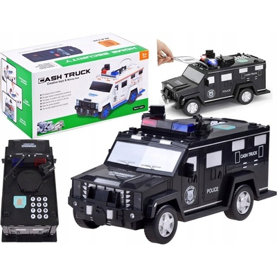 Pokladnička Kruzzel policejní auto černá – Hledejceny.cz