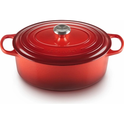 Le Creuset Kastról SIGNATURE 31 cm 6,3 l oválny CERISE liatina