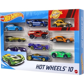 Mattel Hot Wheels angličáky auta 10 ks