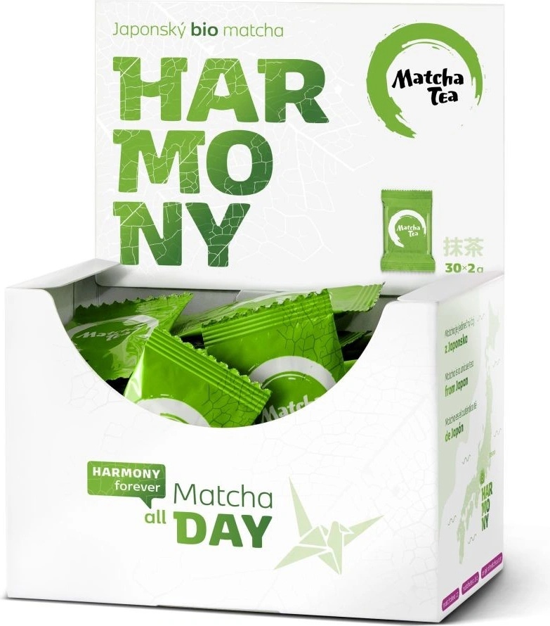 Tohle je absolutní vítěz srovnávacího testu - produkt Čajová květina Matcha Tea Harmony zelený čaj 30 x 2 g