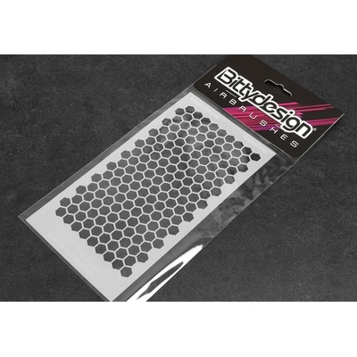 Bittydesign maskovací předlohy včelí plásty V1 velké
