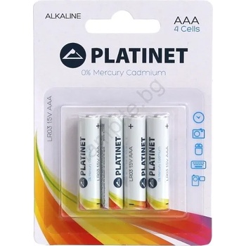 Image 1 of Platinet 4 бр. алкални батерии aaa pro 1, 5v (pl0167)