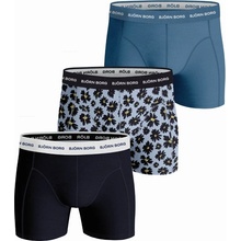 Björn Borg Shorts Sammy BB Fourflower 3P Modrý