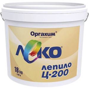  ЛЕПИЛО С - 200 4 кг. ЛЕКО (21711)