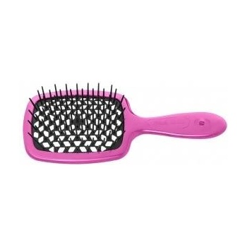 JANEKE_Small Superbrush small hair brush for combing hair Fuchsia-Black