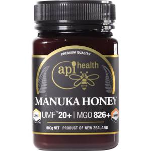 Apihealth Manuka Honey | Монофлорен пчелен мед от манука UMF 20+ MGO 826 x 500 g | Api Health (892647 API NZ)