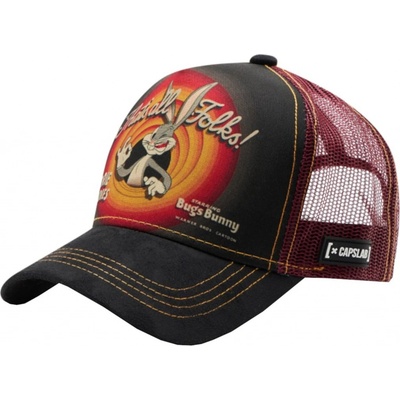 Capslab Looney Tunes Trucker Bugs Bunny/Black/Burgundy