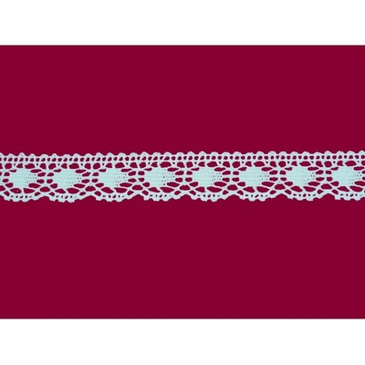 Bavlněná paličkovaná krajka2043/22mm bílá/5m