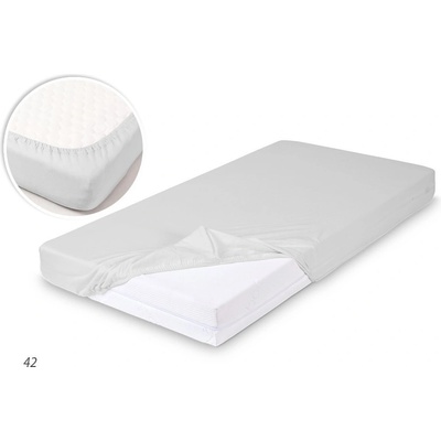 Baby Matex prestieradlo bambusové sivá 70x140