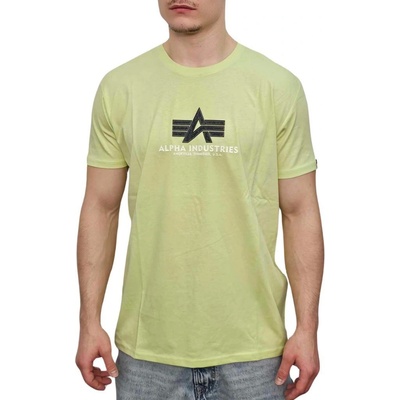 Alpha Industries Basic T rubber tričko pánske Arctic Lime