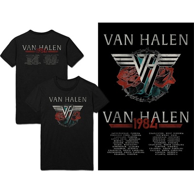Van Halen tričko 84 Tour čierne