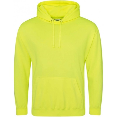 Just Hoods unisex reflexní mikina Electric elektrická žlutá