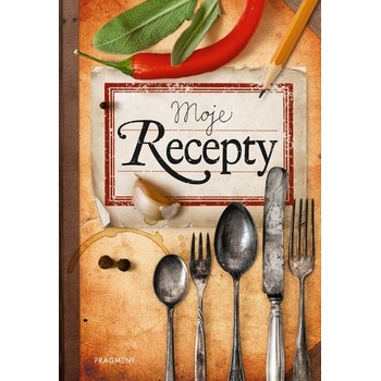 Moje recepty - zápisník Kniha