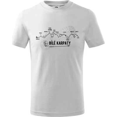 Profil Bílé Karpaty tričko detské biela