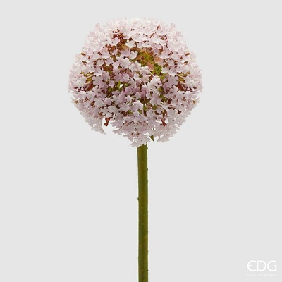Umělá květina Allium okrasný česnek světle růžový, 78x14 cm