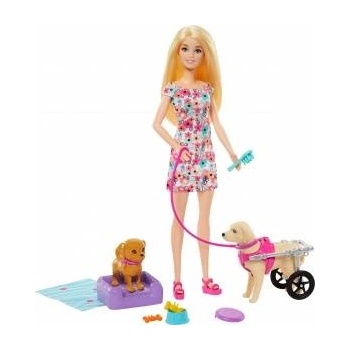 Mattel Barbie Walk and Wheel doll