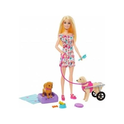 Mattel Barbie Walk and Wheel doll