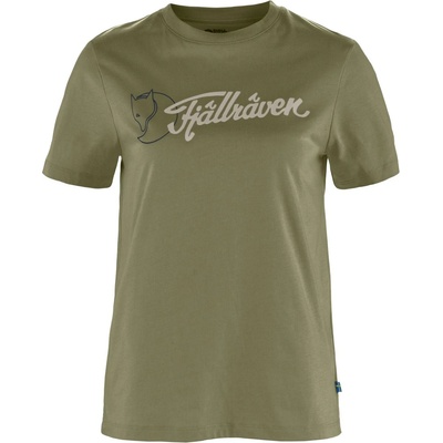Fjällräven Дамска тениска Fjällräven Women's Archive Logo T-Shirt - Green (916-6335-0213)