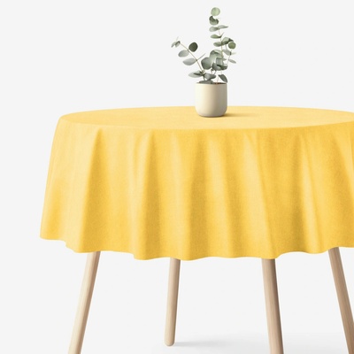 Goldea okrúhly obrus malaga žltý Ø 230cm