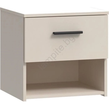 FORTE Нощно шкафче pano бежово (fr0123)