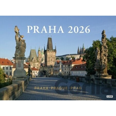 Praha Prague Prag nástěnný Pražský svět 2026