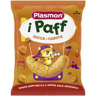 Plasmon Паф хрупанки морков и тиква 12м+ 15г