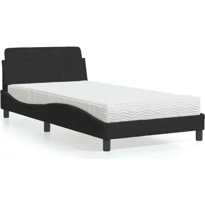 vidaXL 11461.3208353 Postel s matrací Dover černá samet