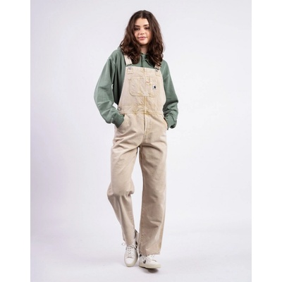 Carhartt WIP W' Bib Overall Straight Dusty H Brown chalk wash